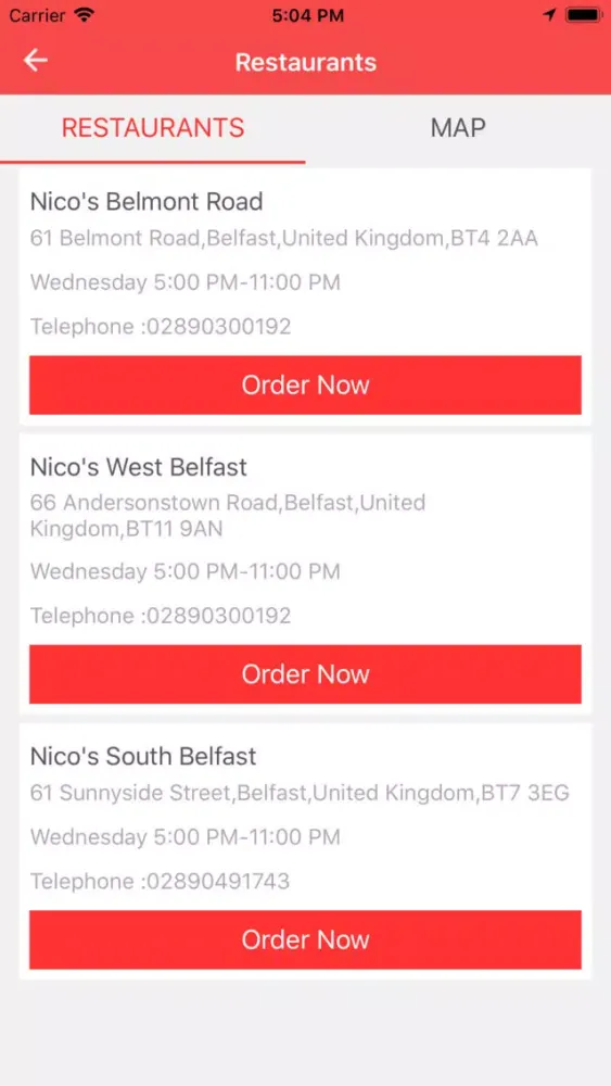 Nicos Pizza Pasta سکرین شاٹس