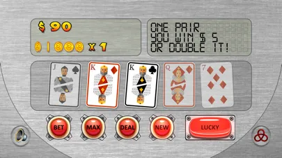 Captures d'écran de Video Poker