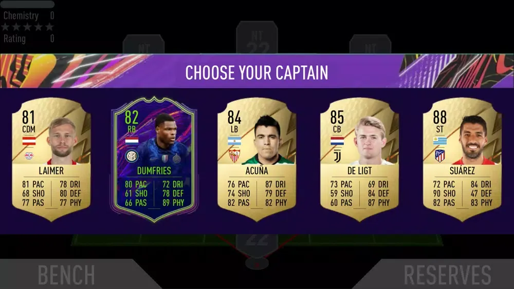 NT FUT 22: Draft + Pack Opener Screenshots