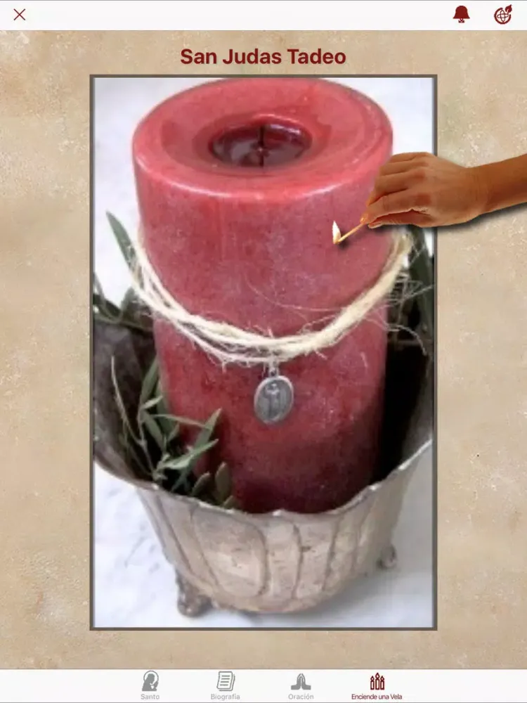 Capturas de pantalla de Santos Patronos y Velas iPad 