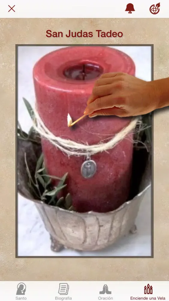 Capturas de pantalla de Santos Patronos y Velas