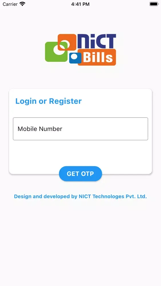 NICT Bills Screenshots