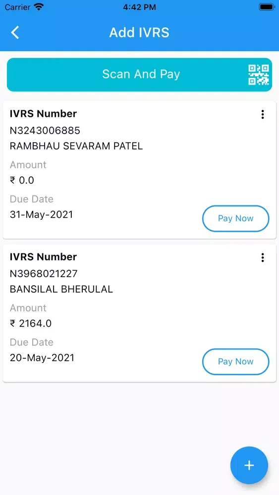 NICT Bills Screenshots