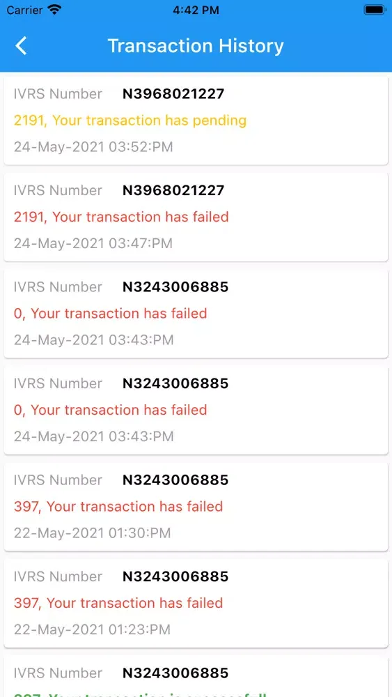 NICT Bills Screenshots
