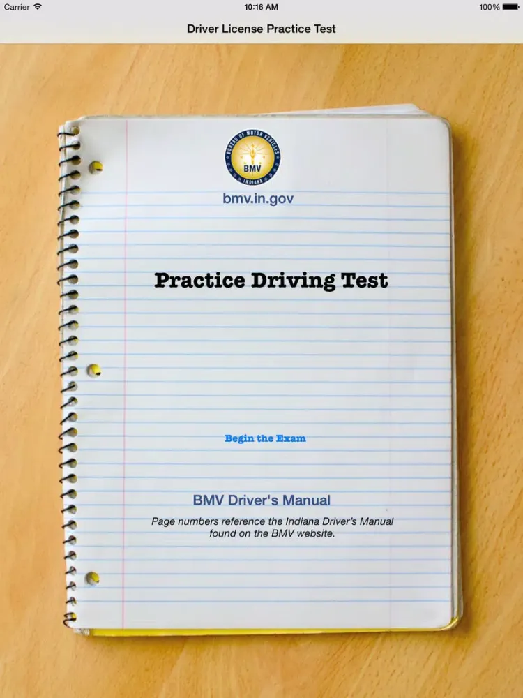 تصاویر MyBMV Driving Test Practice App iPad 