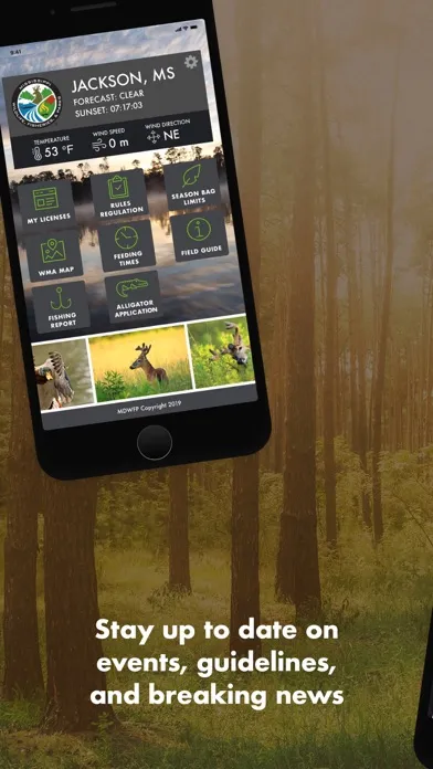 MDWFP Hunting & Fishing应用截图