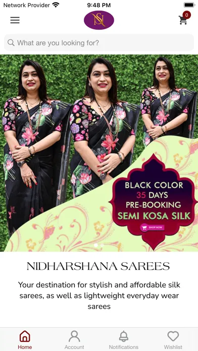 Nidharshana Sarees स्क्रीनशॉट