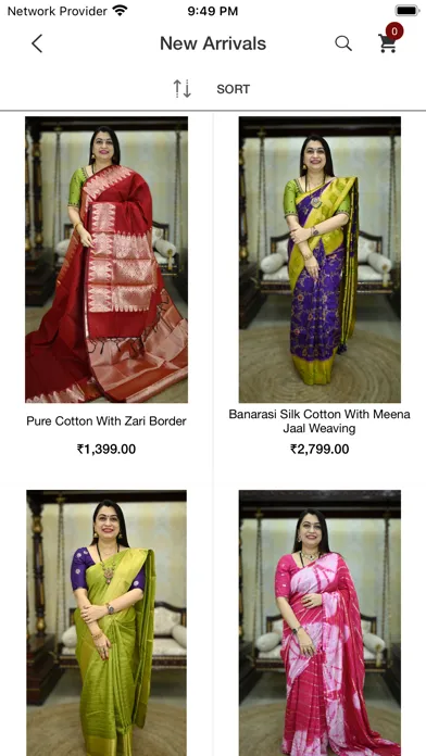 Nidharshana Sarees स्क्रीनशॉट