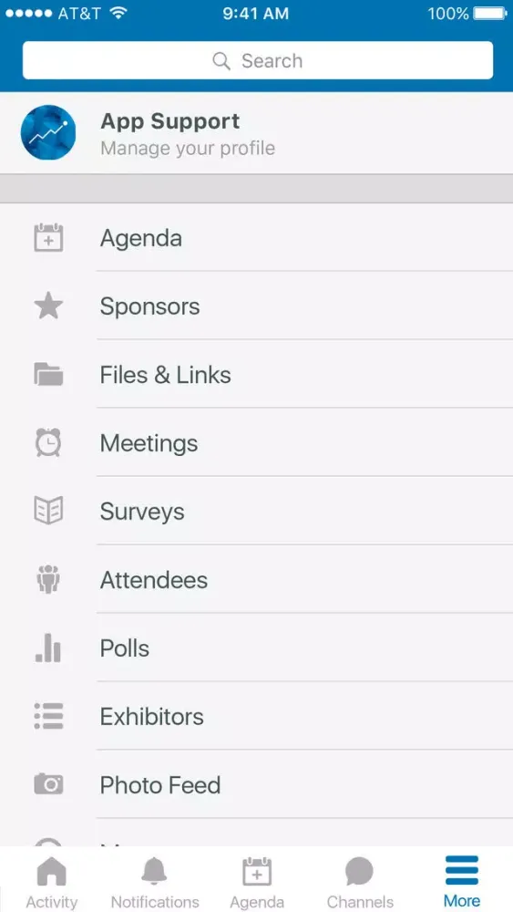 Capturas de tela do Nielsen Growth Summit