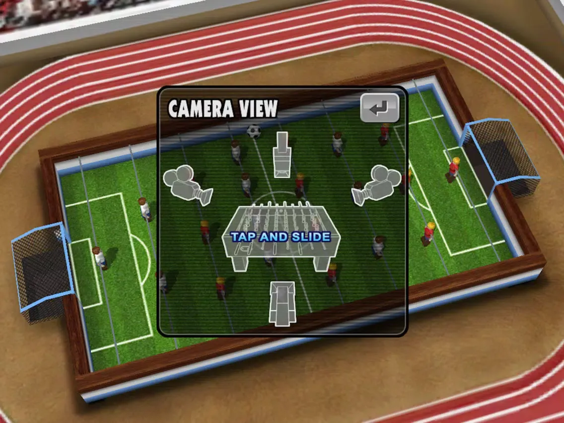Tangkapan layar Let's Foosball iPad 