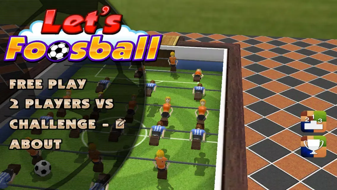 Tangkapan layar Let's Foosball