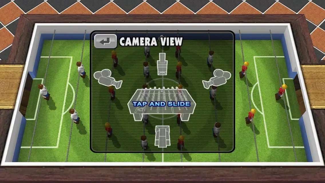 Tangkapan layar Let's Foosball
