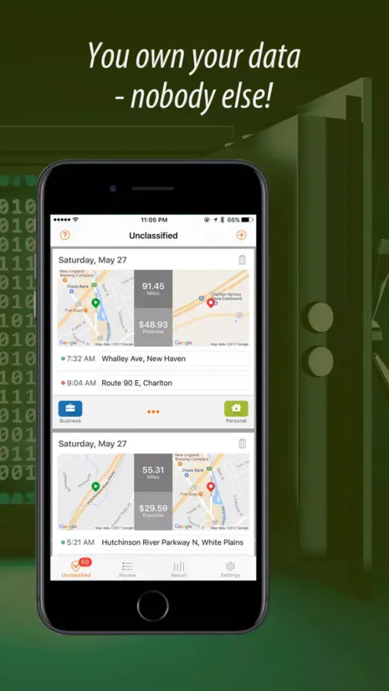 Auto Mileage Tracker Log應用截圖