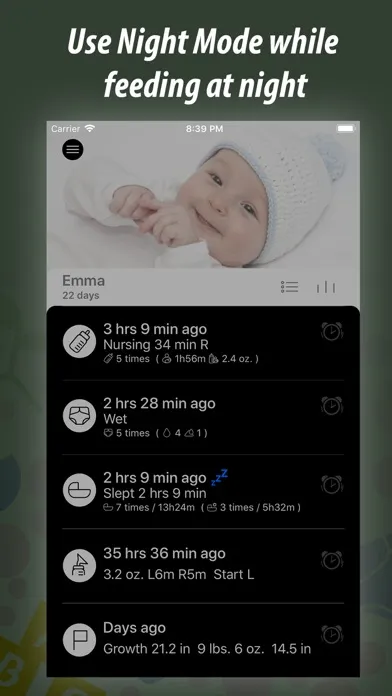 Скриншоты Baby Tracker - Newborn Log
