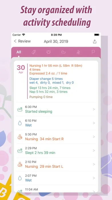 Скриншоты Baby Tracker - Newborn Log