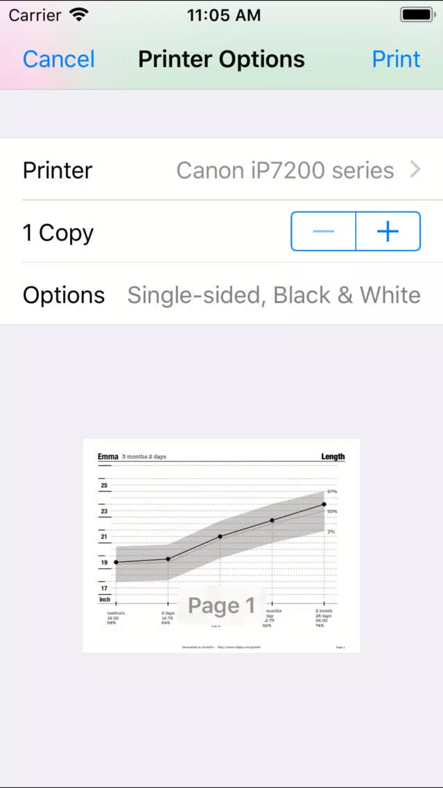 Growth+ (Child Growth Charts) Screenshots
