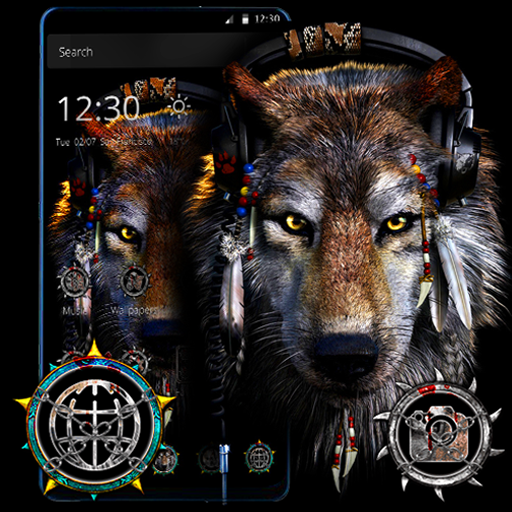 Night Wolf Forest Theme icon