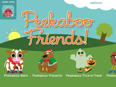 Capturas de tela do Peekaboo Friends iPad 