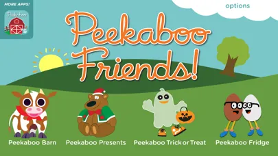 Capturas de tela do Peekaboo Friends