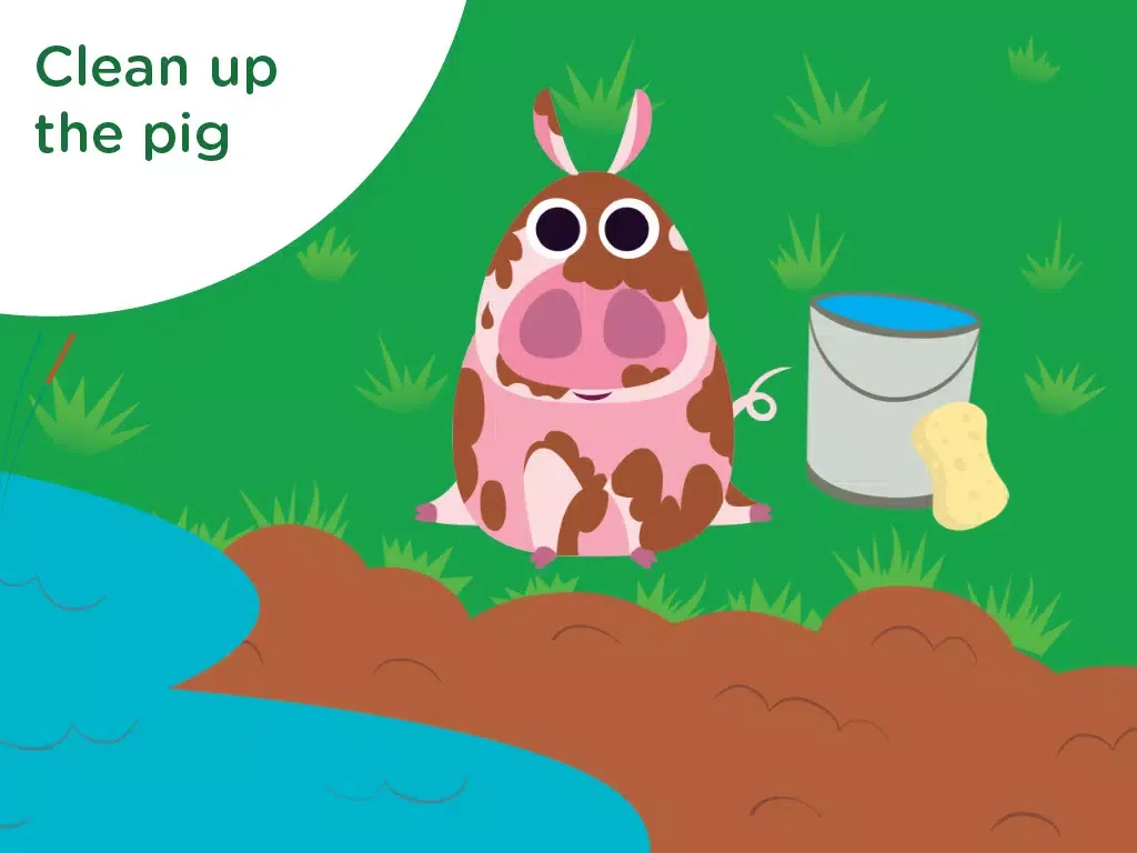 Capturas de tela do Peekaboo Barn Farm Day iPad 