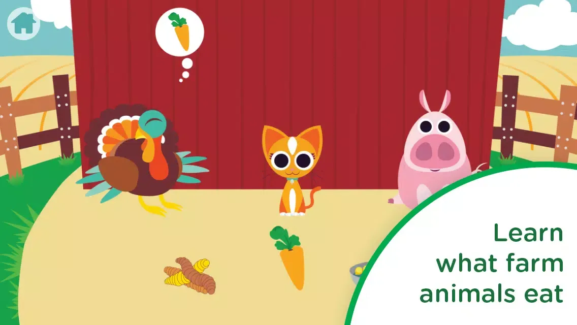 Capturas de tela do Peekaboo Barn Farm Day