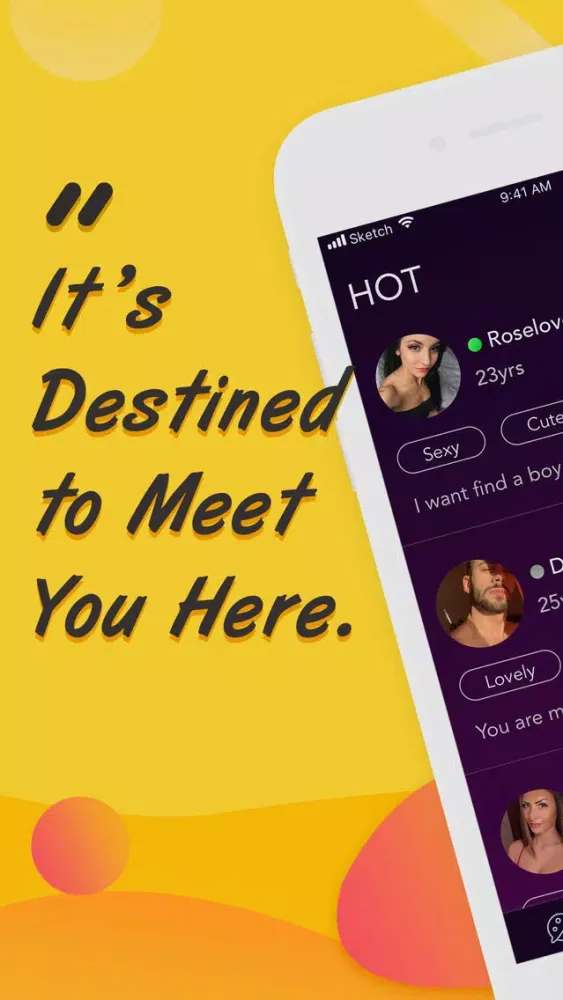 Capturas de pantalla de NightChats:Meet Dating at Once