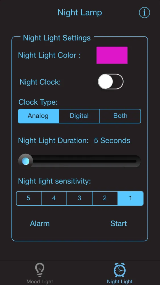 تصاویر Night Light LITE - Mood Light with Music, NightLight with sound sensor, Time Display & Alarm Clock
