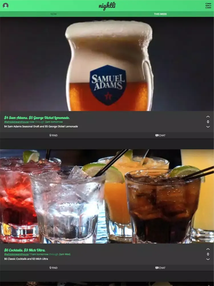 Nightli - Charlotte Nightlife iPad 應用截圖