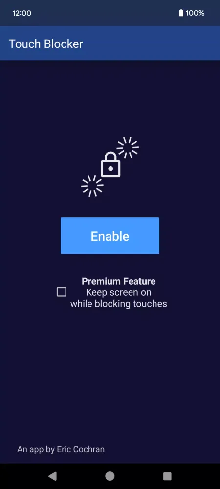 Touch Blocker Screenshots