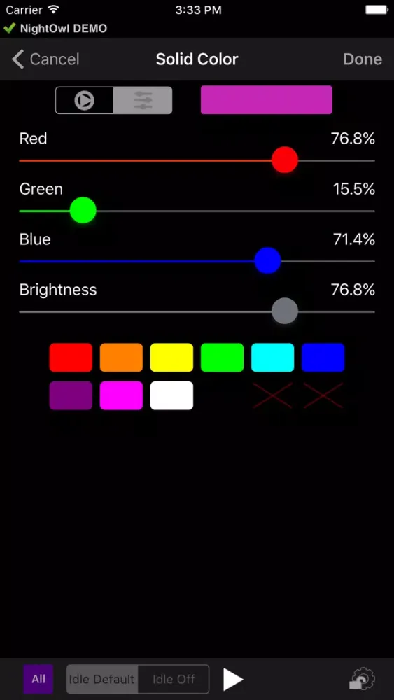 NightOwl LEDs স্ক্রিনশট