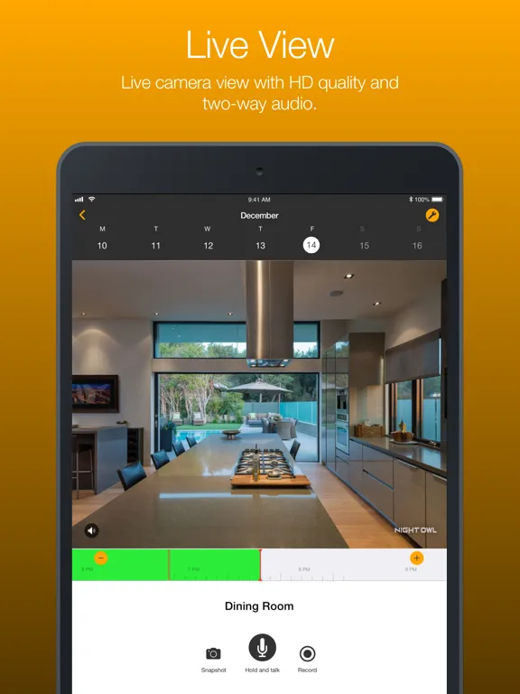 Night Owl Connect iPad  Screenshots