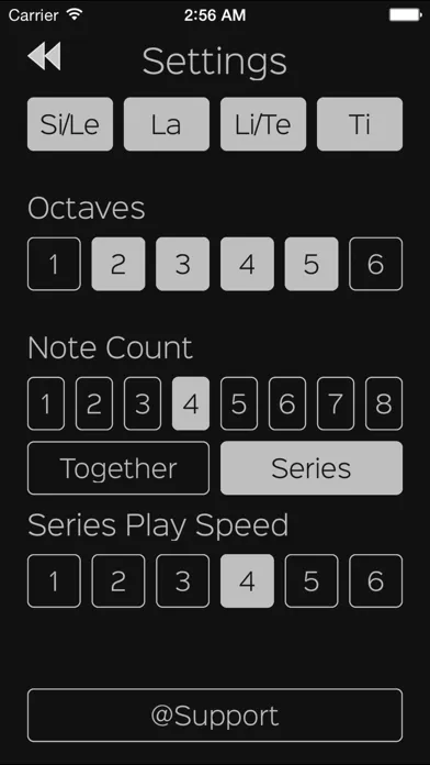 Capturas de tela do Relative - Absolute Solfege Ear Trainer