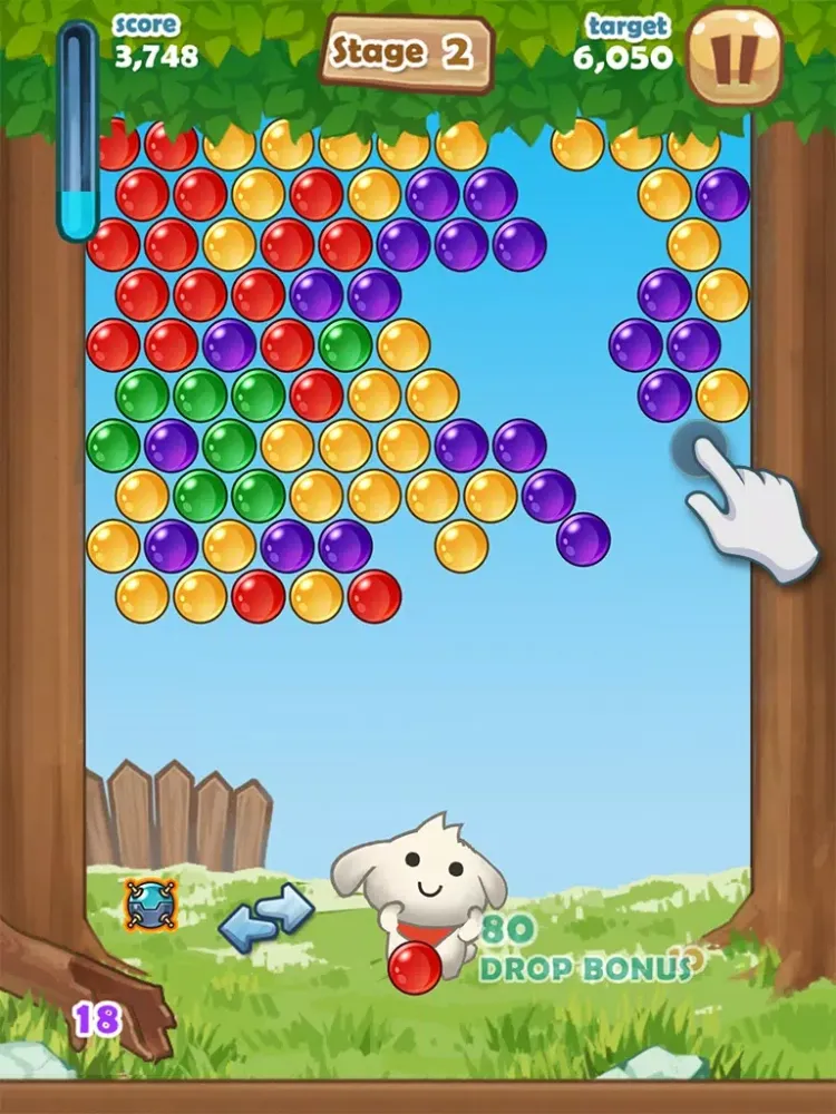 ภาพหน้าจอของ Bubble Puppy Shooter iPad 