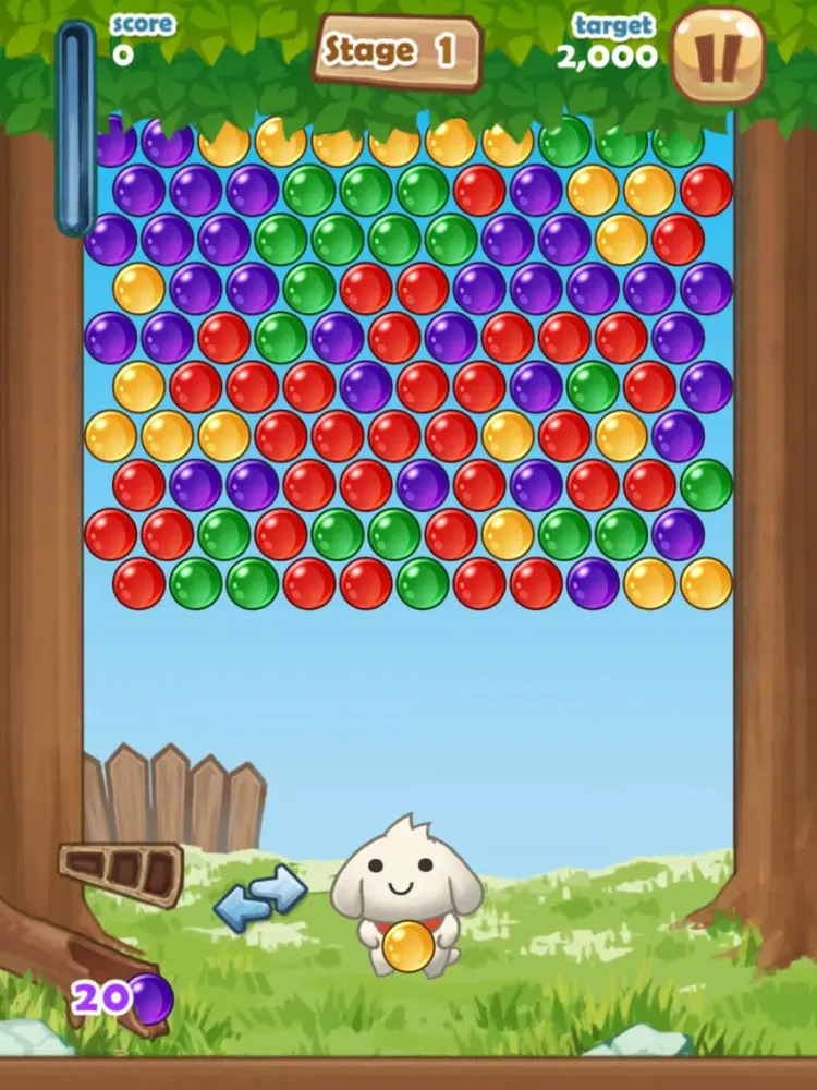 ภาพหน้าจอของ Bubble Puppy Shooter iPad 