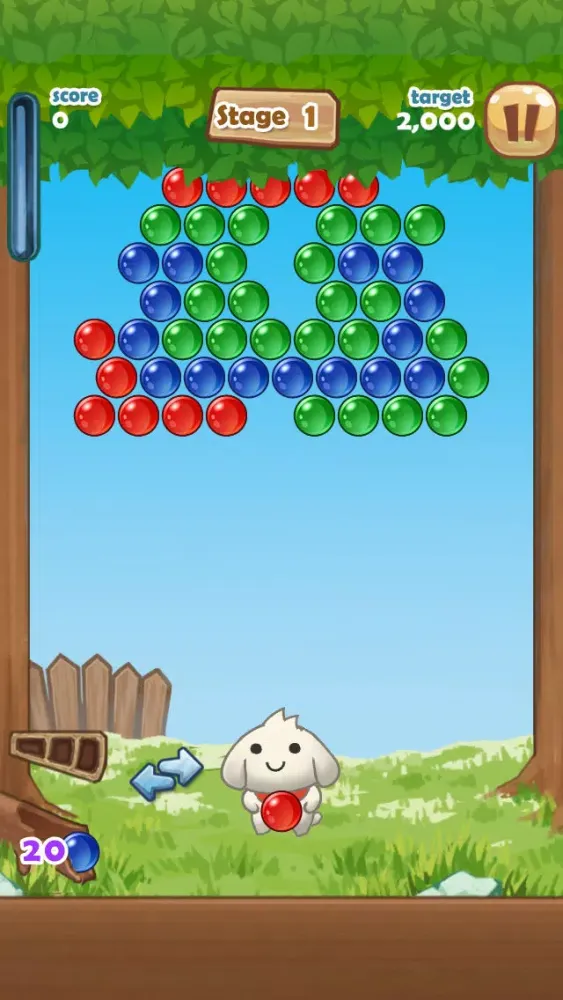 ภาพหน้าจอของ Bubble Puppy Shooter