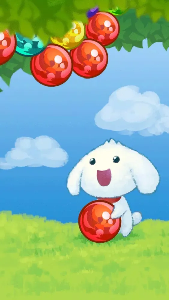 ภาพหน้าจอของ Bubble Puppy Shooter