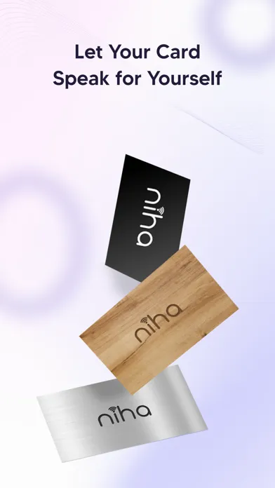 Niha - Digital Business Card Screenshots