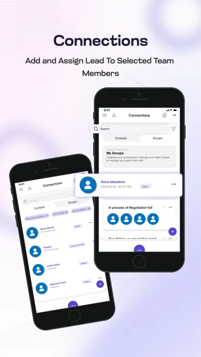 Niha - Digital Business Card Screenshots