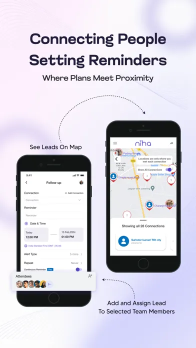 Niha - Digital Business Card Screenshots