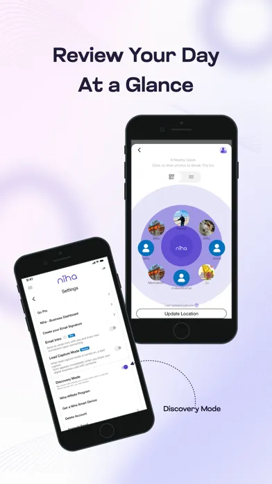 Niha - Digital Business Card Screenshots
