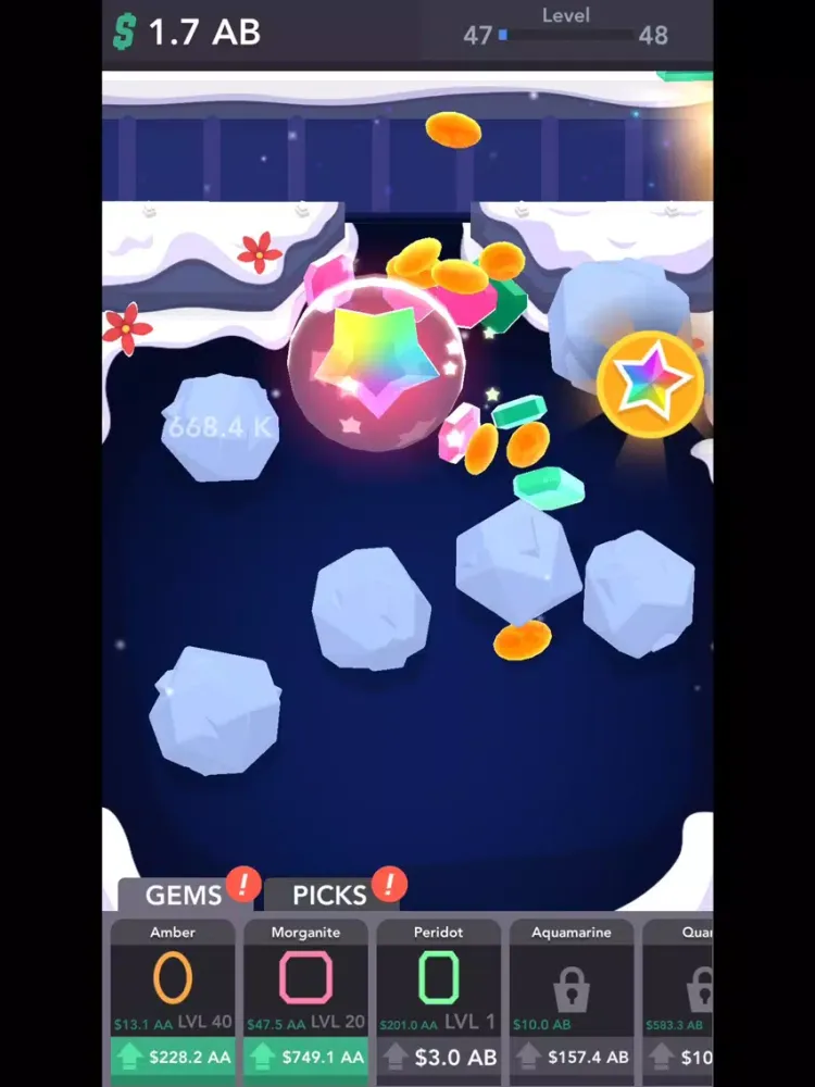 Idle Gem Finder iPad  स्क्रीनशॉट