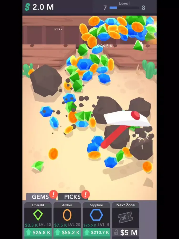 Idle Gem Finder iPad  स्क्रीनशॉट