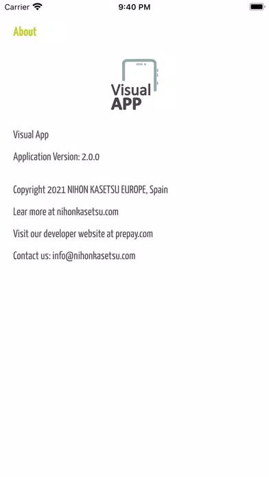 Visual App Screenshots