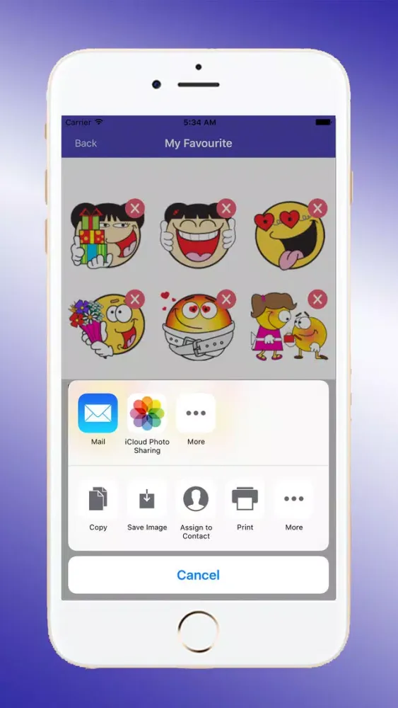 Captures d'écran de Fast Talk Stickers