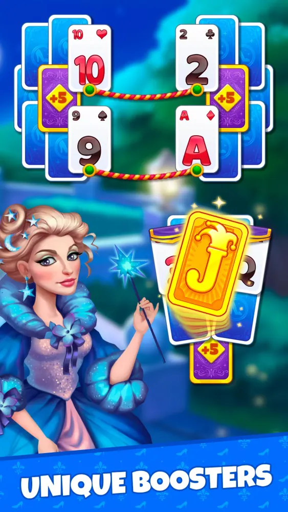 صور Cinderella Solitaire TriPeaks