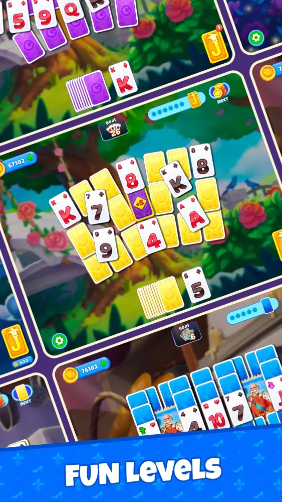 صور Cinderella Solitaire TriPeaks
