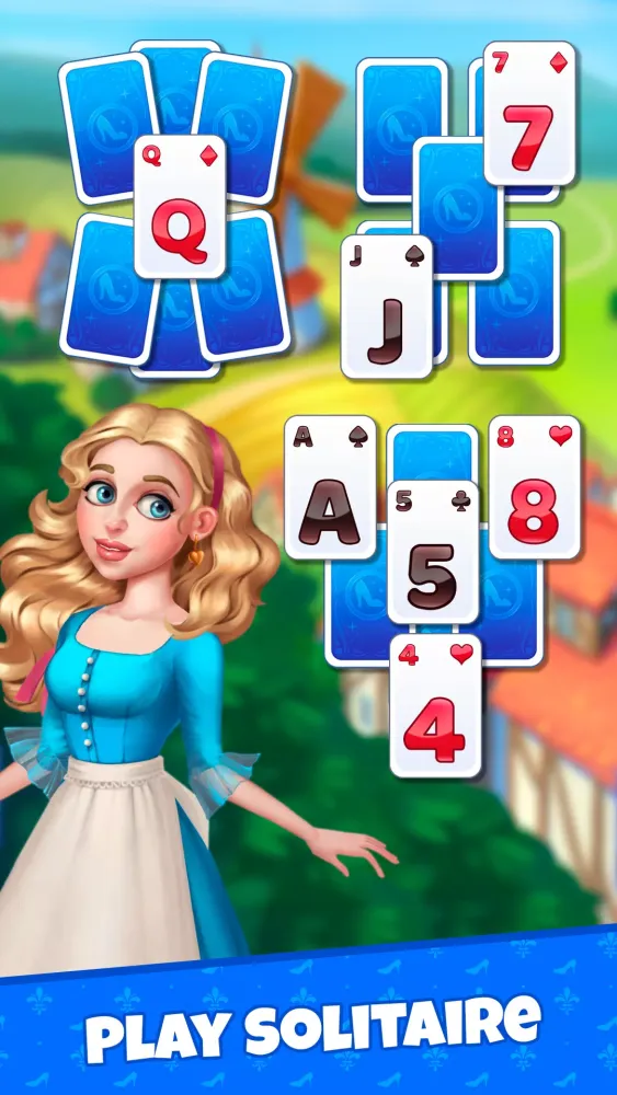 صور Cinderella Solitaire TriPeaks