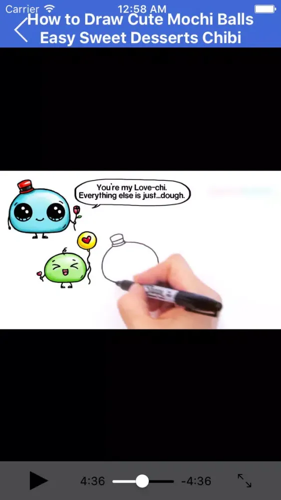 Draw Cute Foods Ekran Görüntüleri