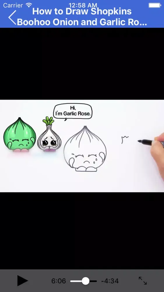 Draw Cute Foods Ekran Görüntüleri