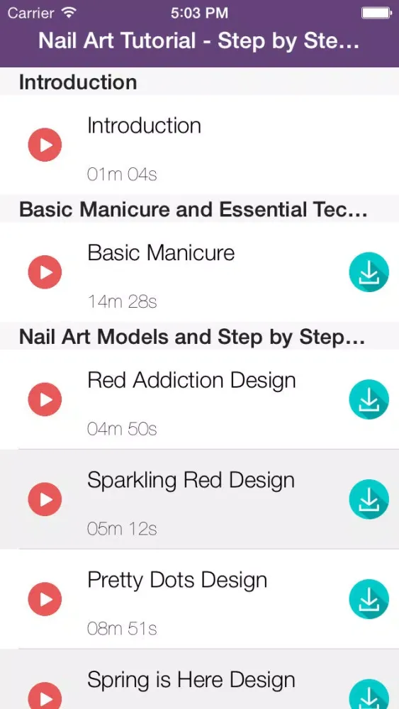 Nail Art Tutorial - Step by Step Manicure Guide Screenshots